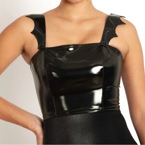 BLACKMILK PVC Bustier Top size XS - NWOT